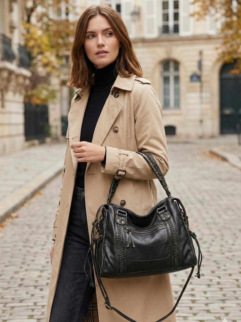 Arabell | Bolso Tote Estructurado Estilo Vintage
