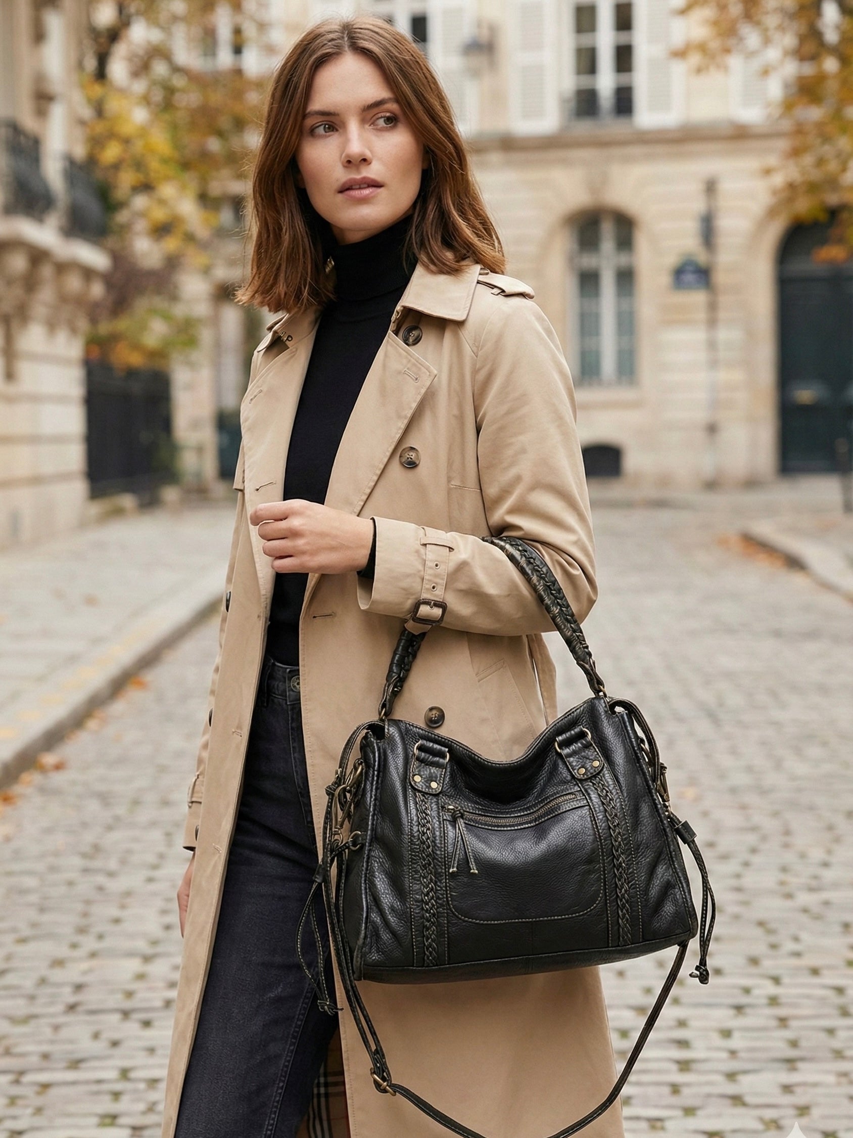 Arabell | Bolso Tote Estructurado Estilo Vintage
