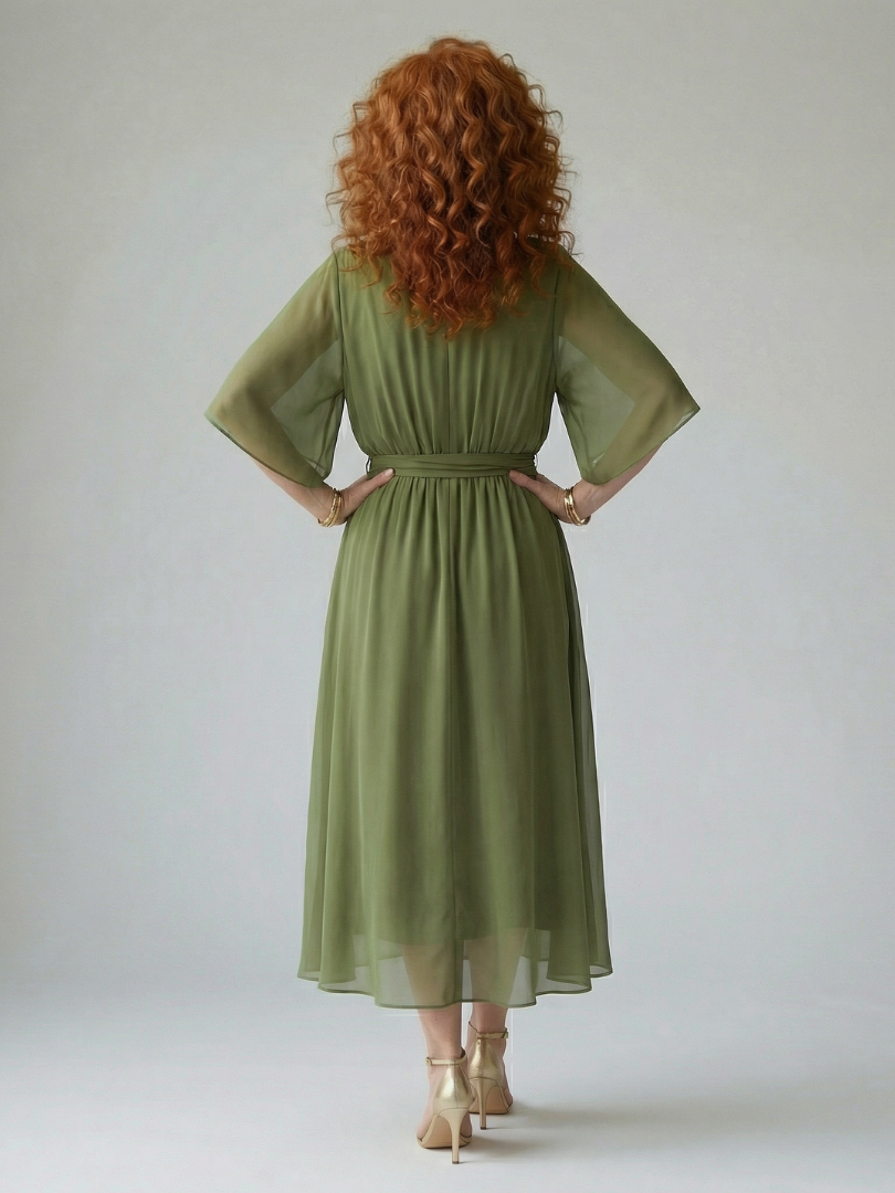 Dolores™ | Vestido Midi Silueta Top