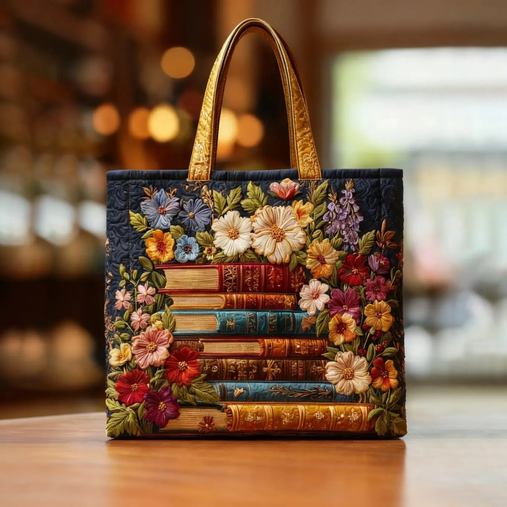 Bolso Artesanal Estampado Floral