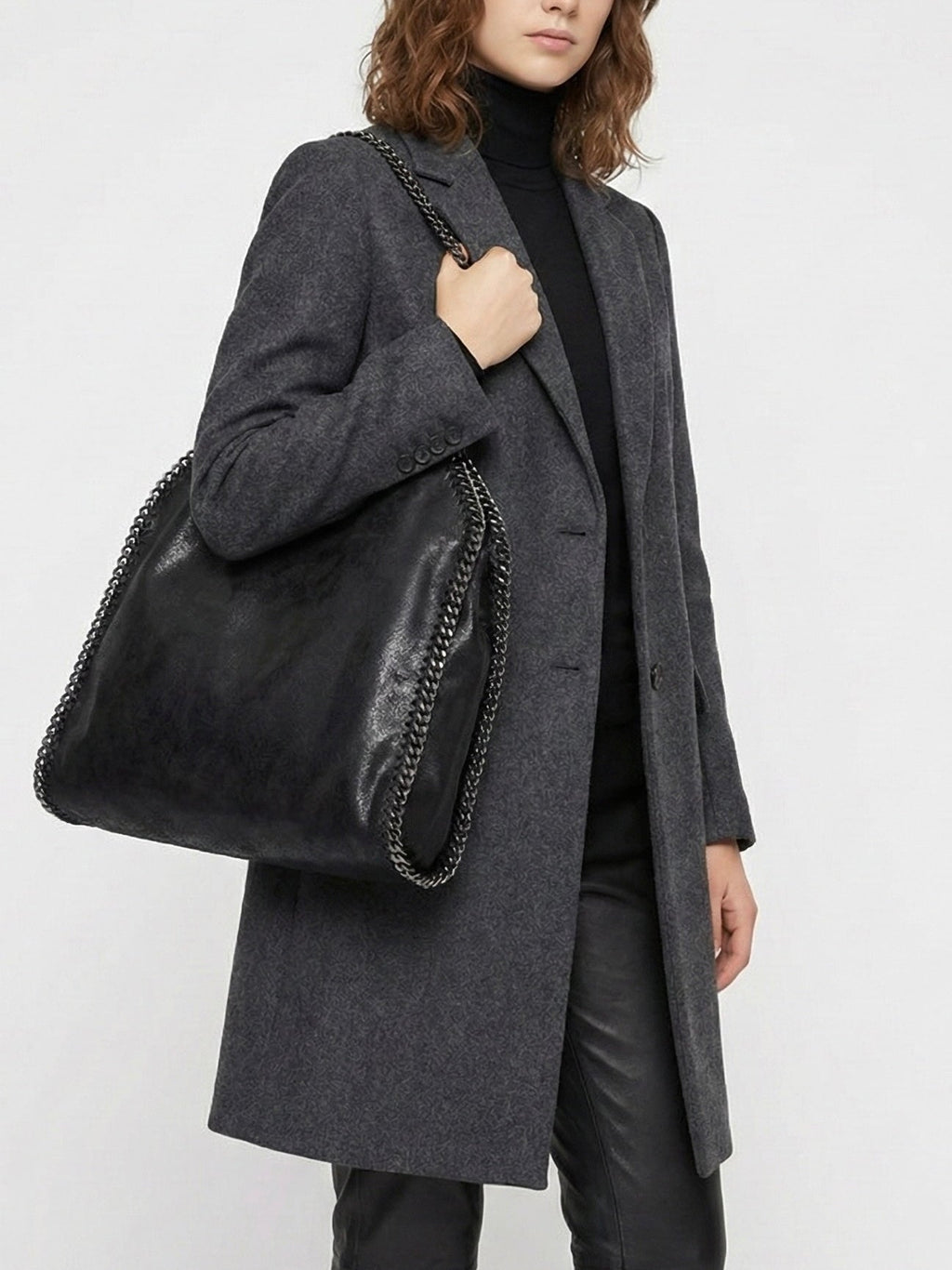 Skyla | Bolso Tote de Cadena en Cuero Sintético
