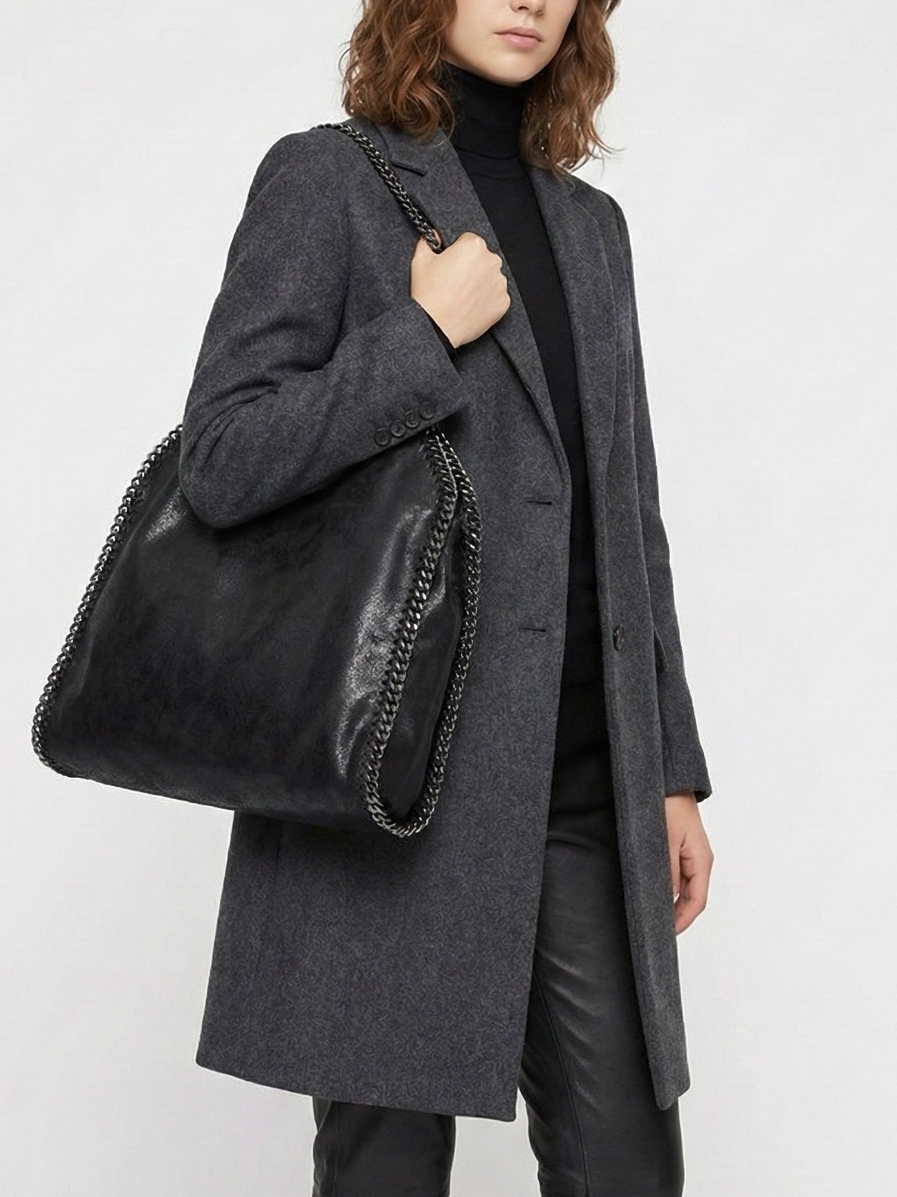 Skyla | Bolso Tote de Cadena en Cuero Sintético