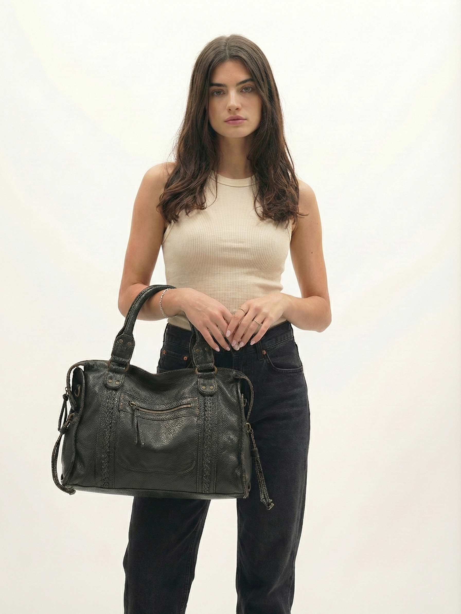 Arabell | Bolso Tote Estructurado Estilo Vintage