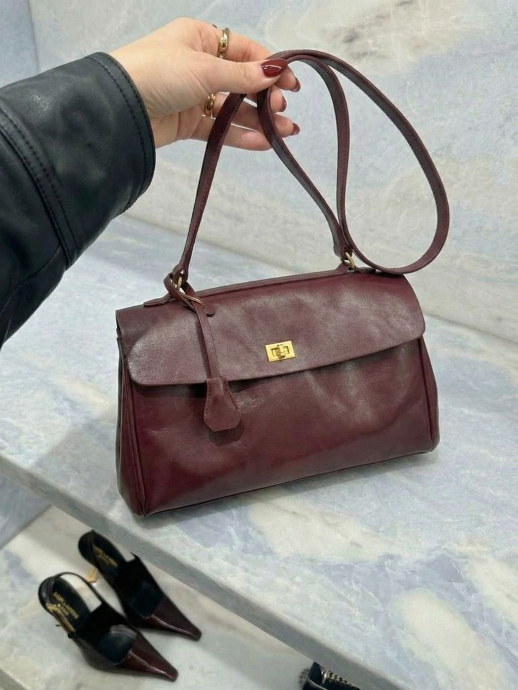 Cecil | Bolso de Hombro Estructurado