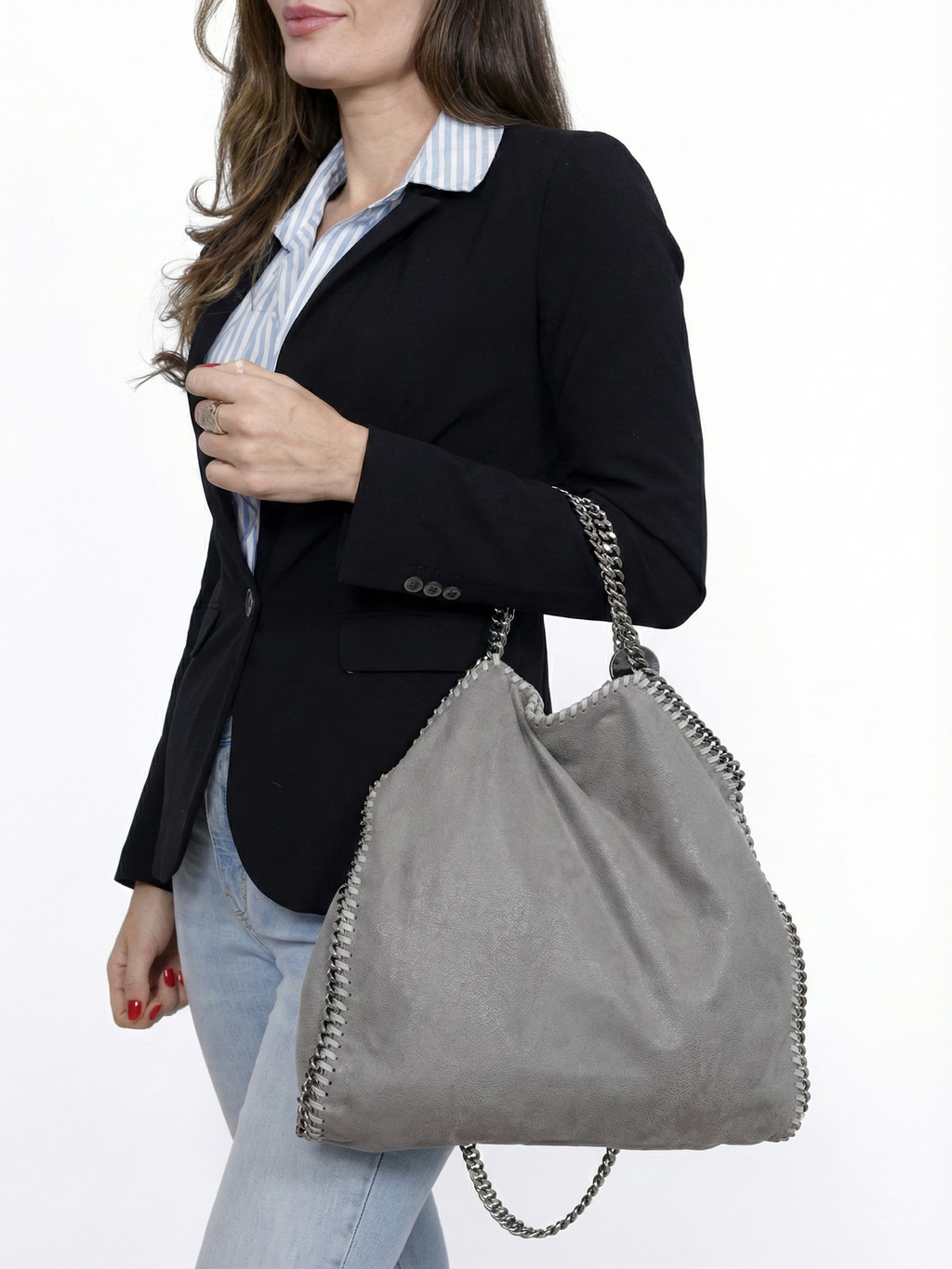 Skyla | Bolso Tote de Cadena en Cuero Sintético