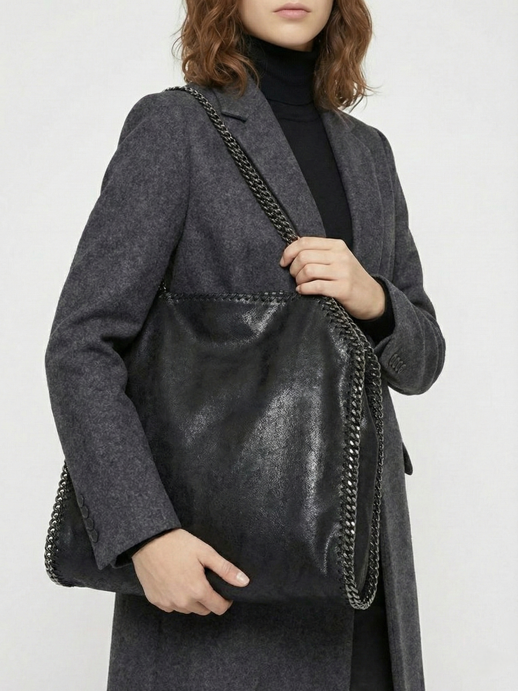 Skyla | Bolso Tote de Cadena en Cuero Sintético