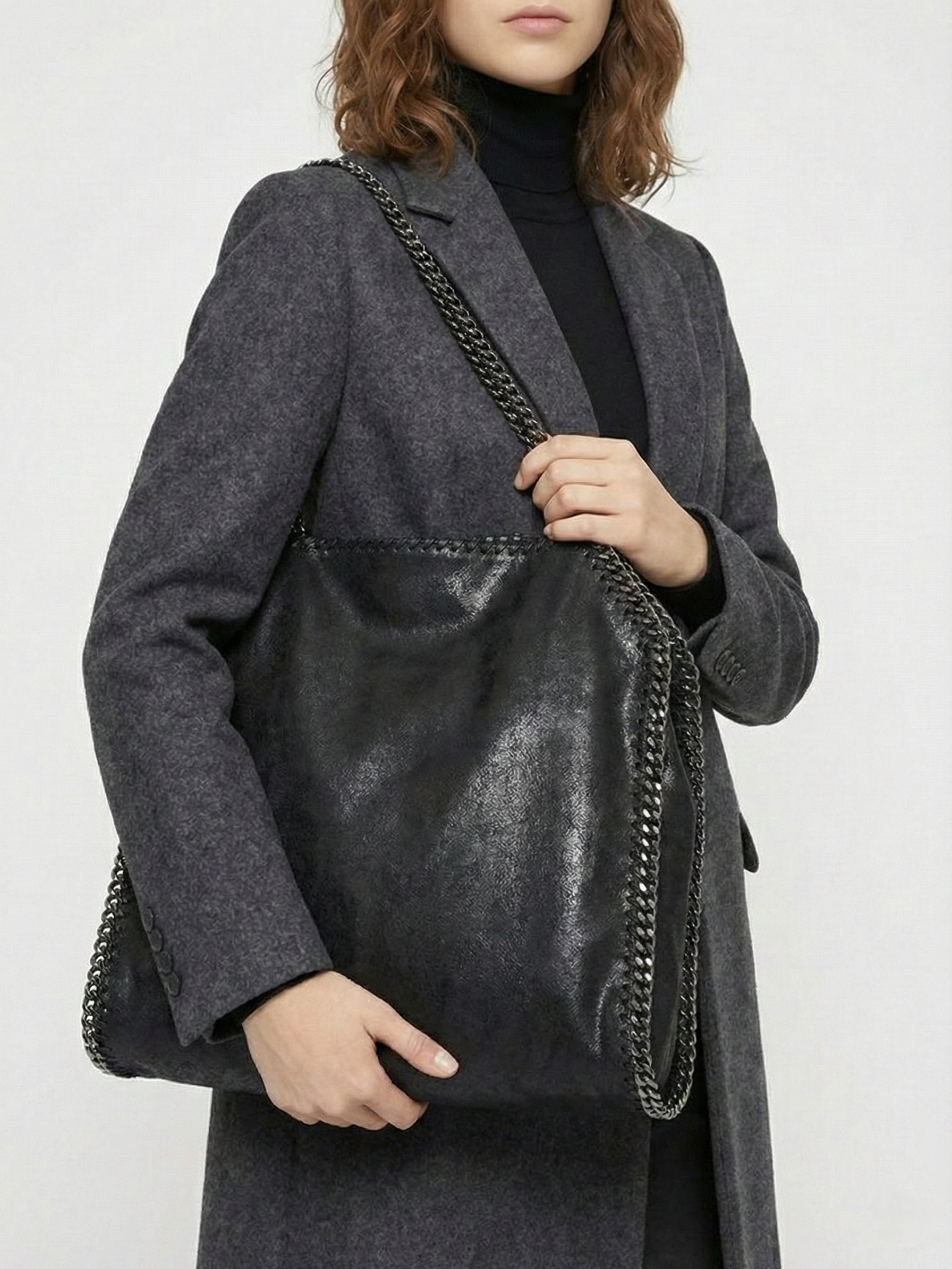 Skyla | Bolso Tote de Cadena en Cuero Sintético