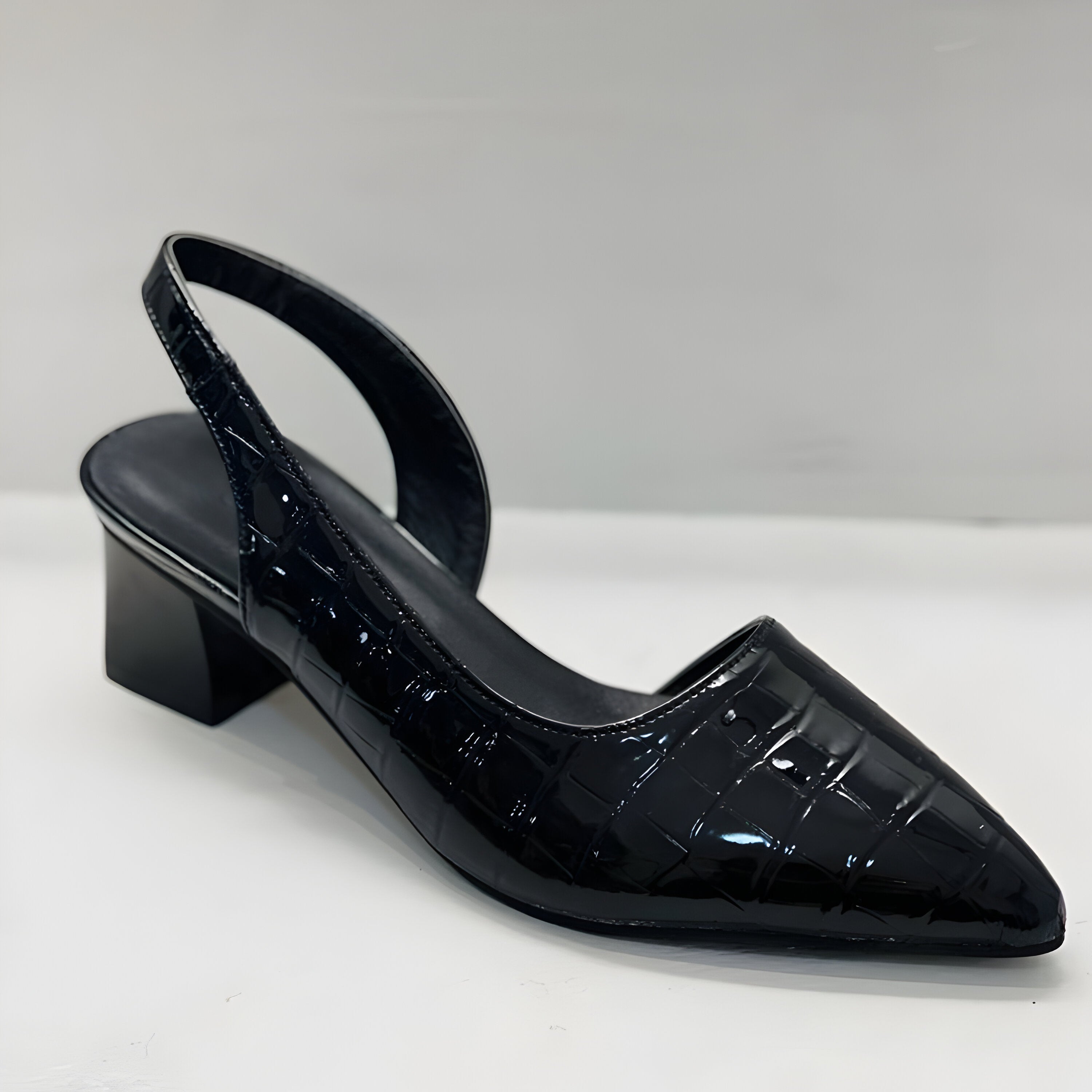 María | Tacones Cómodos de Piel Sintética