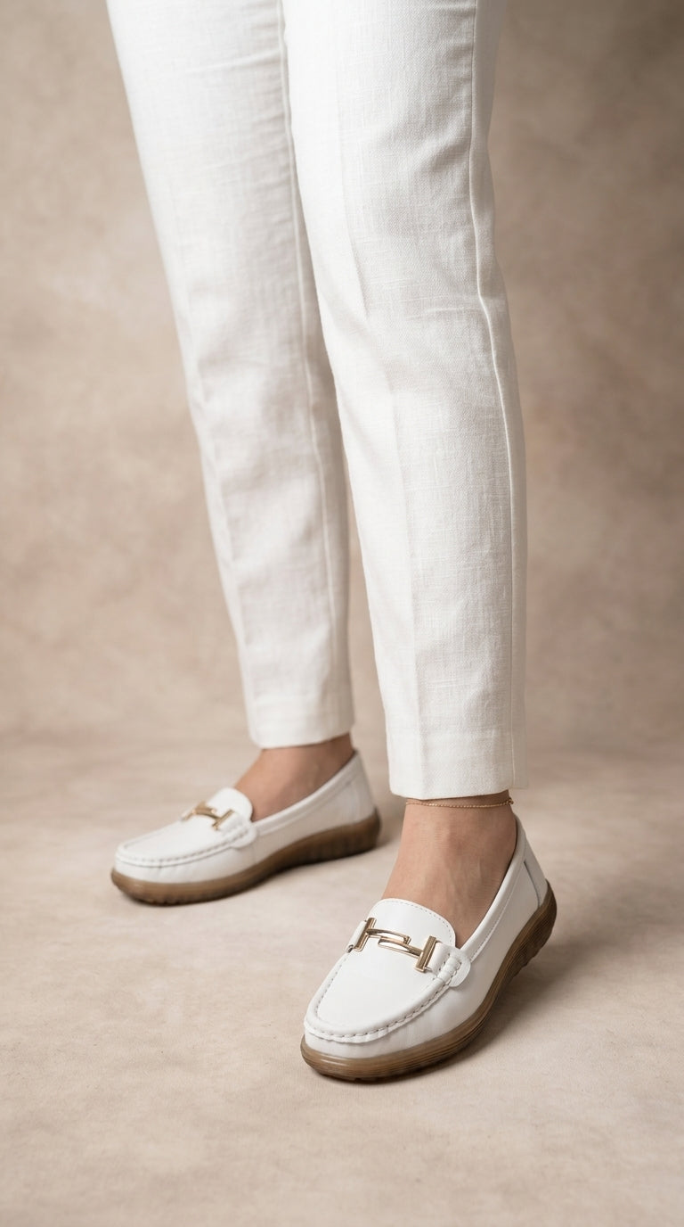 Mocasines de piel