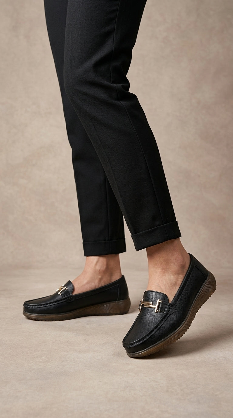 Mocasines de piel