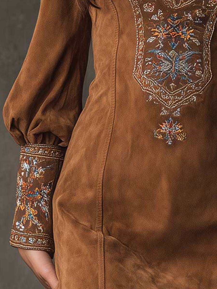 Lunori™ | Vestido mini vintage