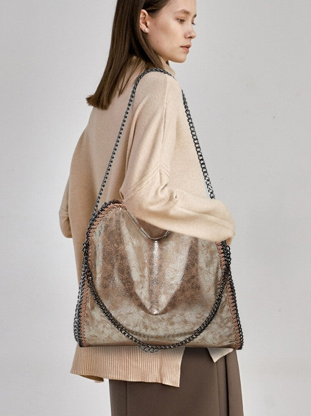 Skyla | Bolso Tote de Cadena en Cuero Sintético