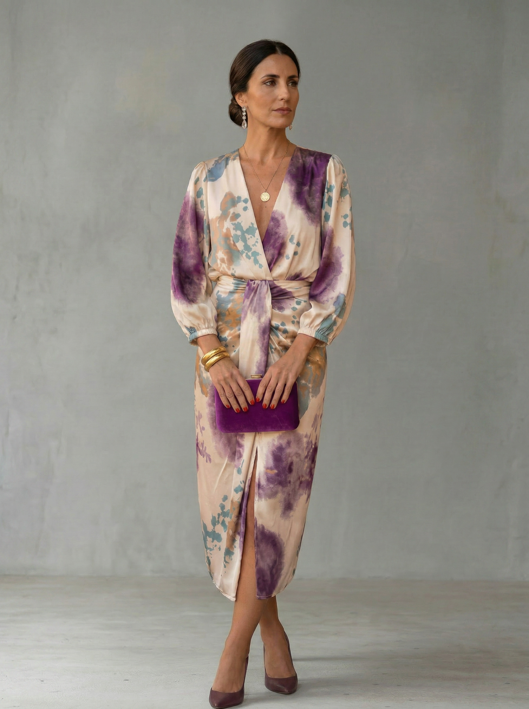 Valeria - Vestido Elegante Escote en V