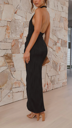 Aitana | Vestido plisado sofísticado